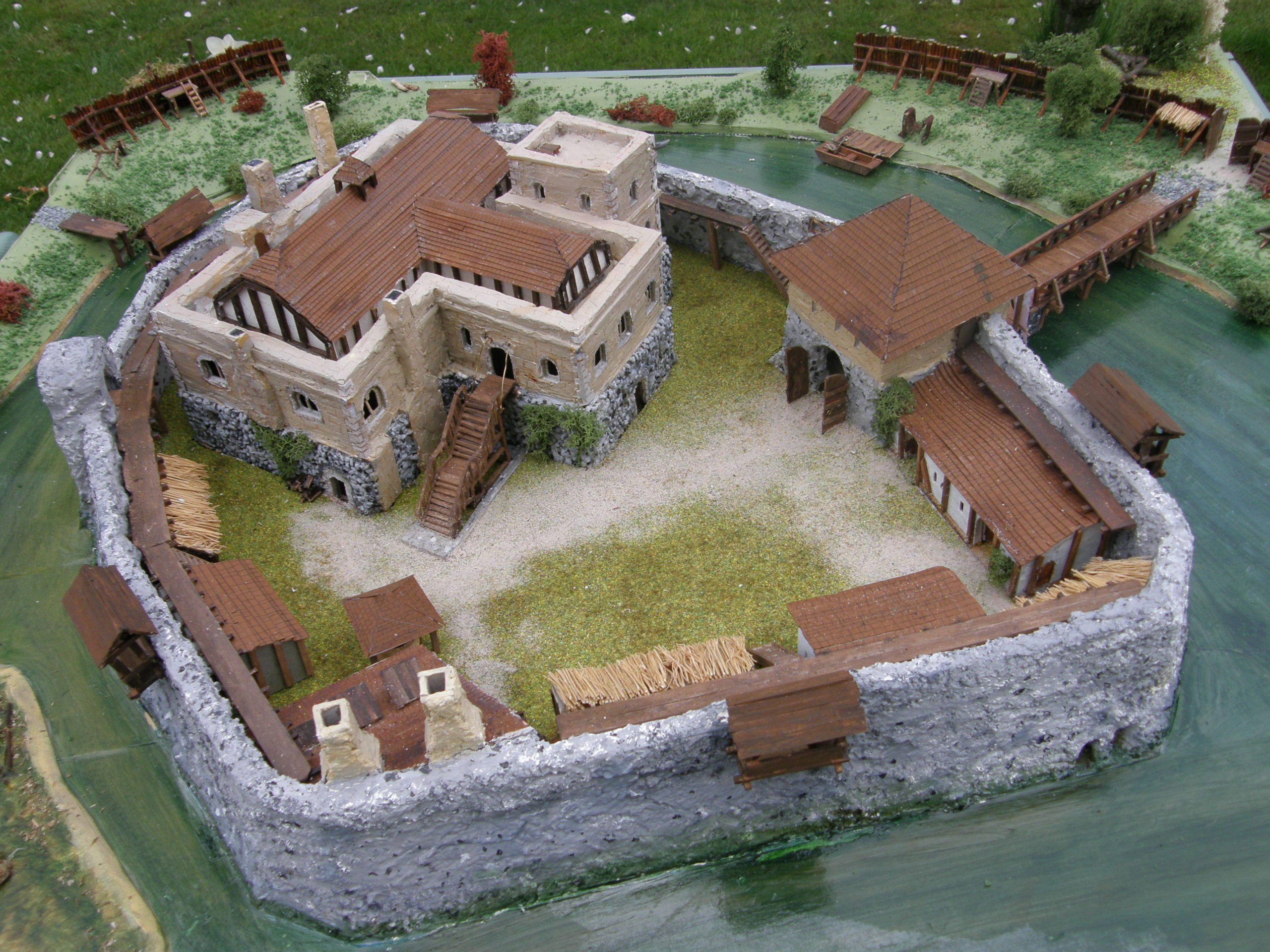 Eynsford Castle model