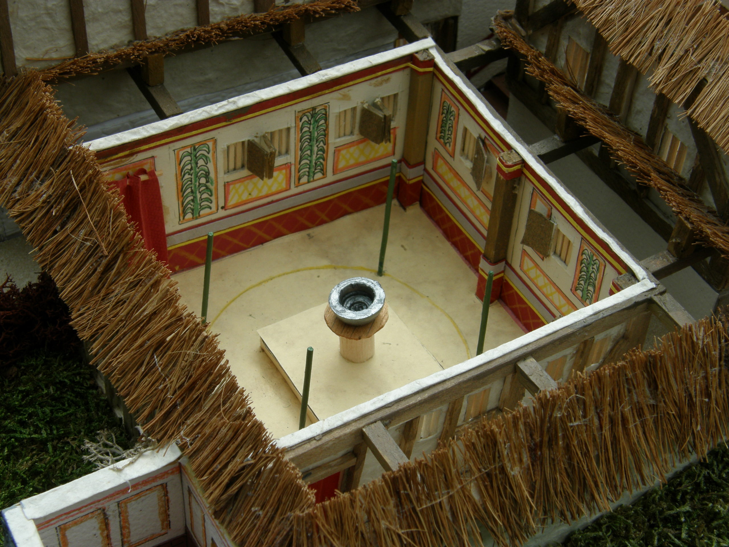 Lullingstone Villa Temple and ‘deep room’ model
