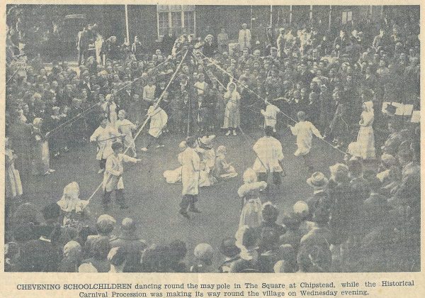 Maypole at Chipstead 1953